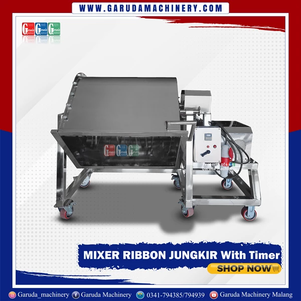 Mixer Ribbon / Mixer Powder - Model Jungkir with Timer 