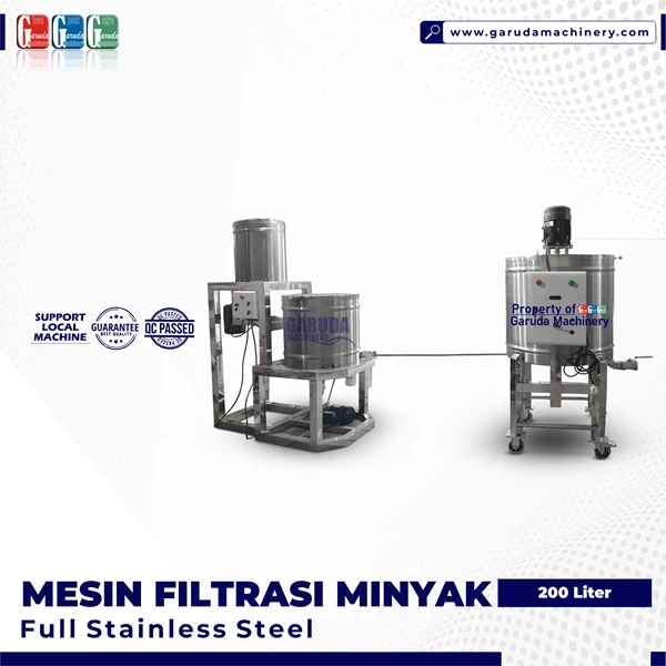 MESIN FILTRASI MINYAK - Full Stainless Steel