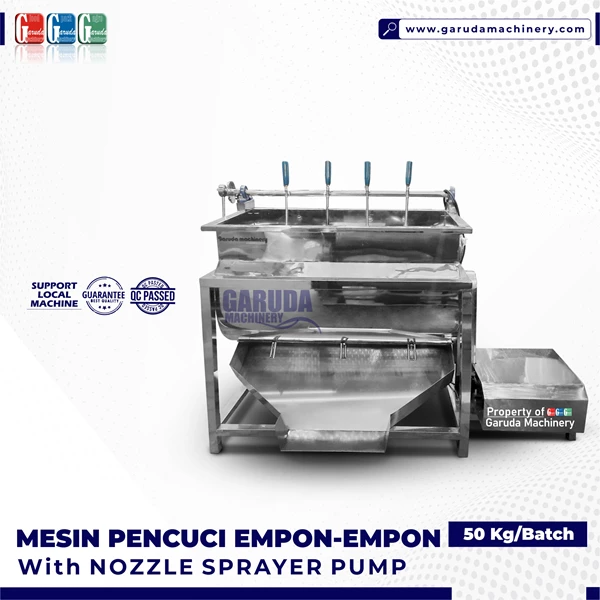 Mesin Pencuci Empon-Empon Stainless Steel