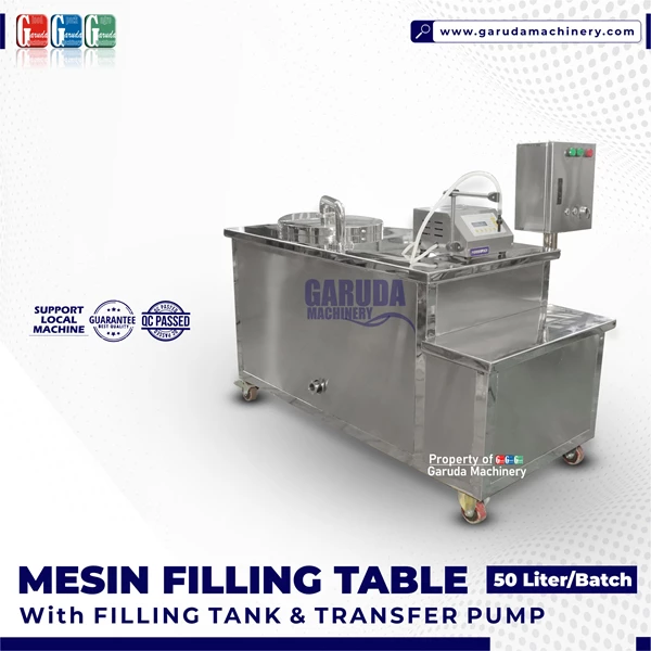 MESIN FILLING TABLE With Filling Tank