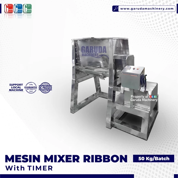 MESIN MIXER RIBBON - with Timer 50KG
