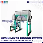 DRY MIXING MACHINE / 500 KG STAINLESS RIBBON MIXER (316 PRODUCT CONTACT) 1