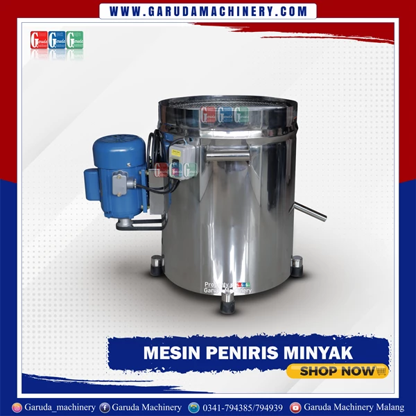 Mesin Peniris Minyak Stainless Steel (Spinner) 5 Kg