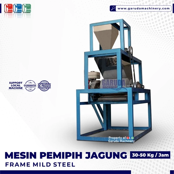Mesin Pemipih Emping Jagung - Frame Mild Steel