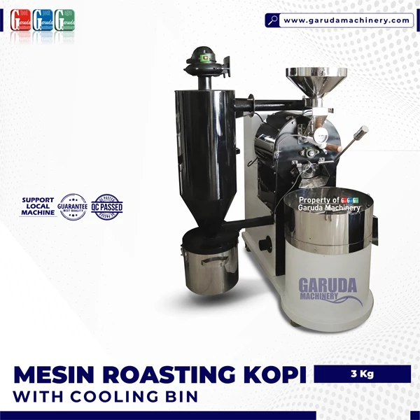 COFFEE ROASTING MACHINE - With Cooling Bin 3KG