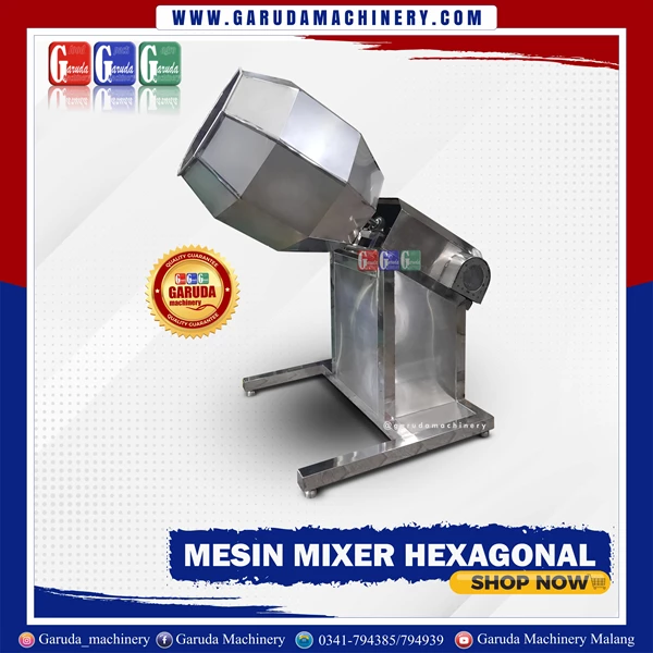 Hexagonal Mixer Machine (Seasoning Mixer)