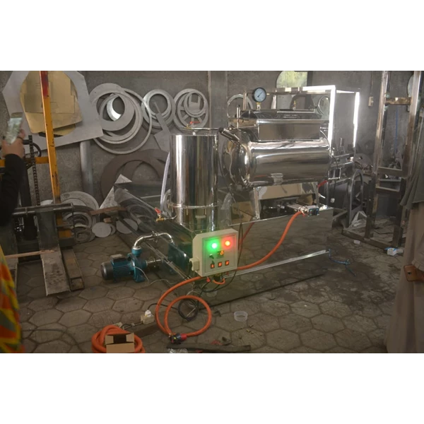 Mesin Vacuum Frying / Penggoreng Keripik Buah Kapasitas 5Kg + Spinner 5Kg 