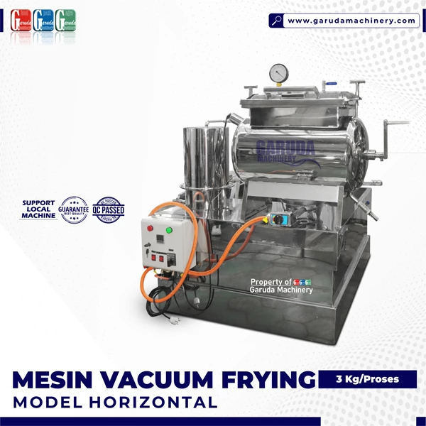 Mesin Vacuum Frying / Mesin Penggoreng Keripik Buah Kapasitas 3 Kg