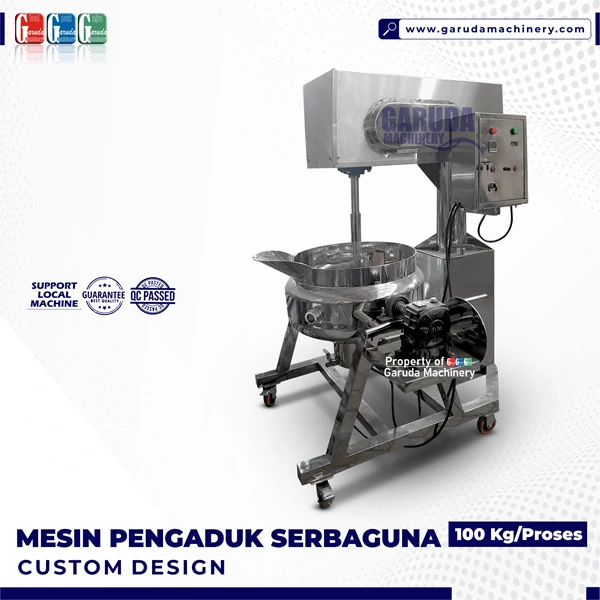 MULTIPURPOSE 100KG MULTIPURPOSE AND COOKER MACHINE (Custom Design)